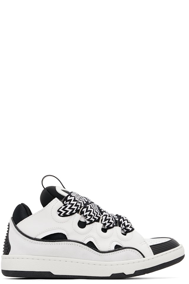 Lanvin — White Curb Sneakers