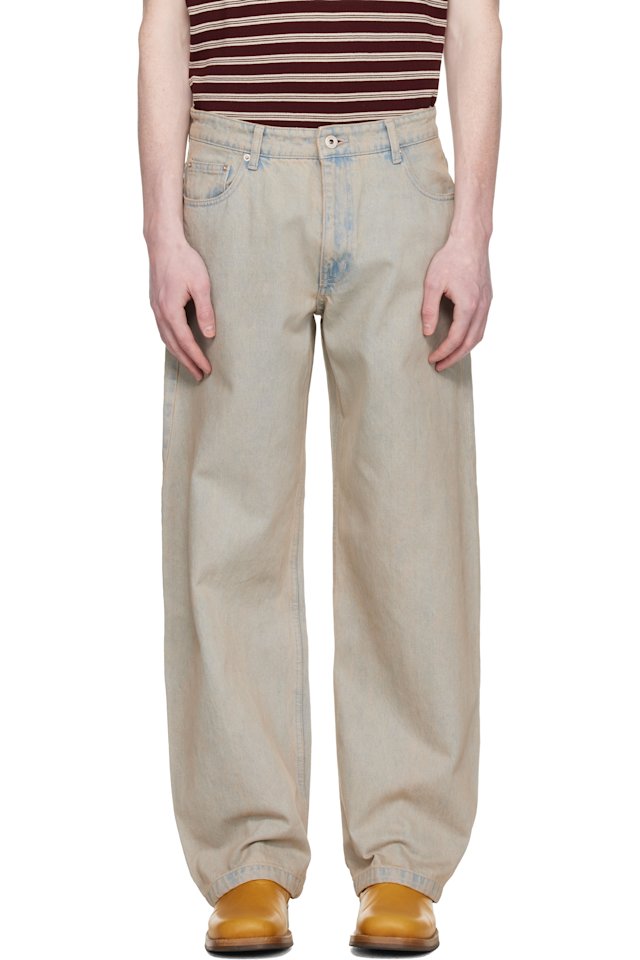 COOR — Beige Back Side Tinted Jeans