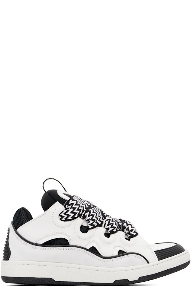Lanvin — White Curb Sneakers