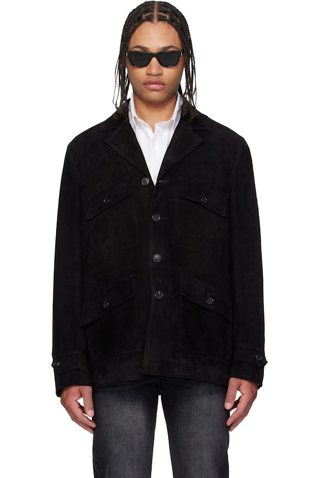 Paul Smith — Black Field Suede Jacket