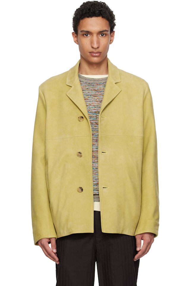 Paul Smith — Tan Nubuck Leather Jacket