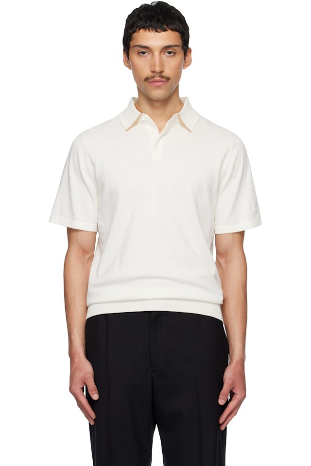 Paul Smith — Off-White Short Sleeve Polo