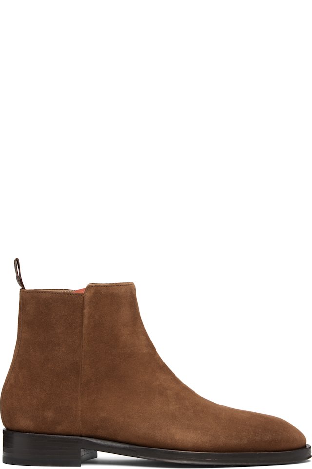 Paul Smith — Brown Suede 'Bronson' Boots