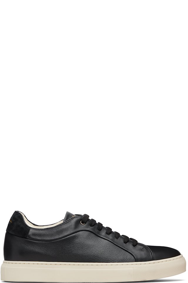 Paul Smith — Black Leather 'Basso' Sneakers