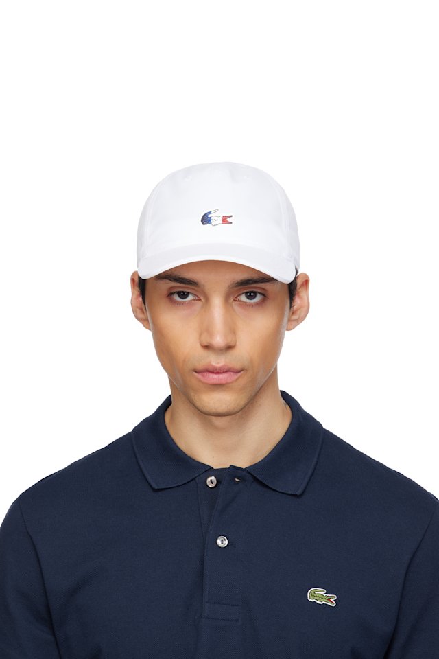 Lacoste — White French Tennis Team Cap