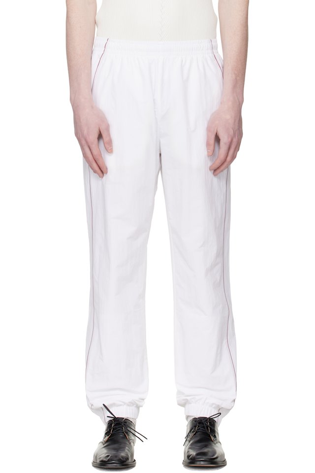 Lacoste — White Top Tier Track Pants