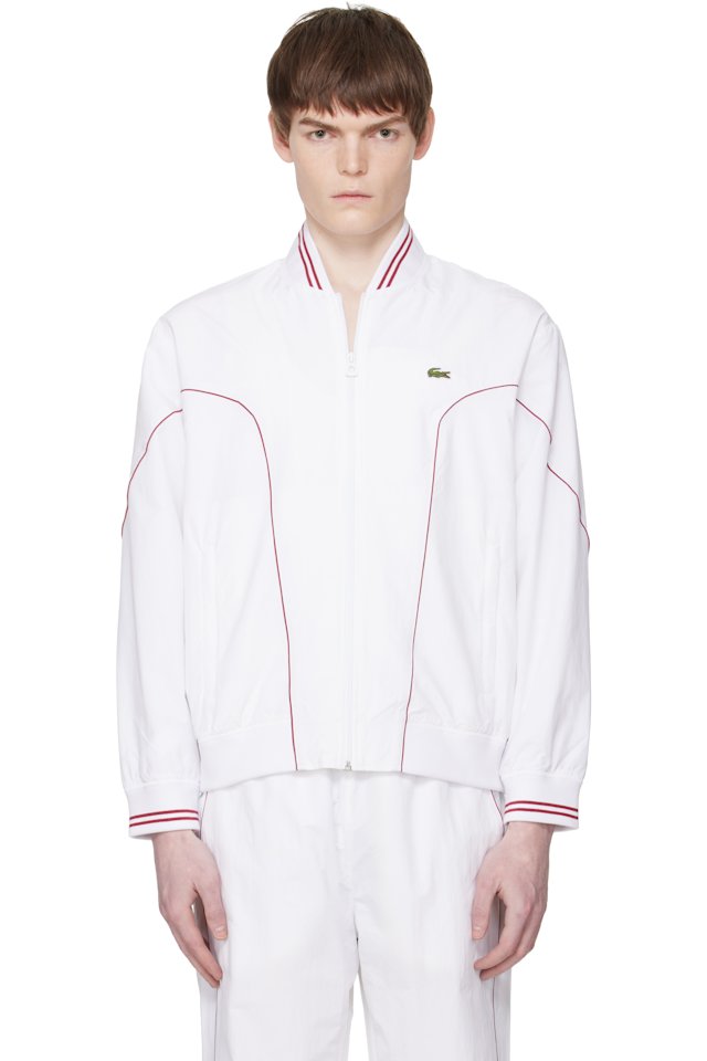 Lacoste — White Top Tier Track Jacket