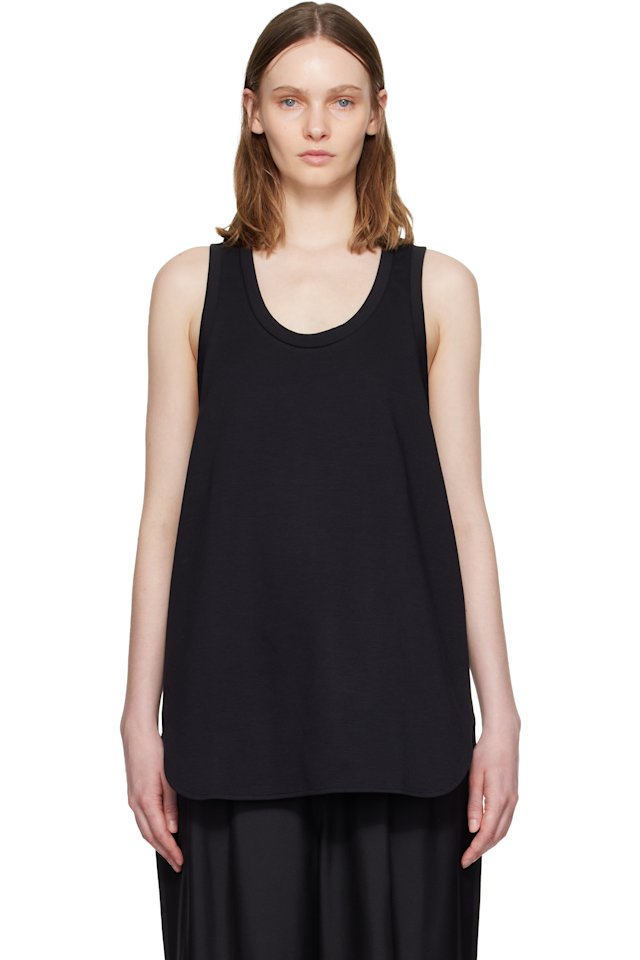 WARDROBE.NYC — Black Oversize Tank Top