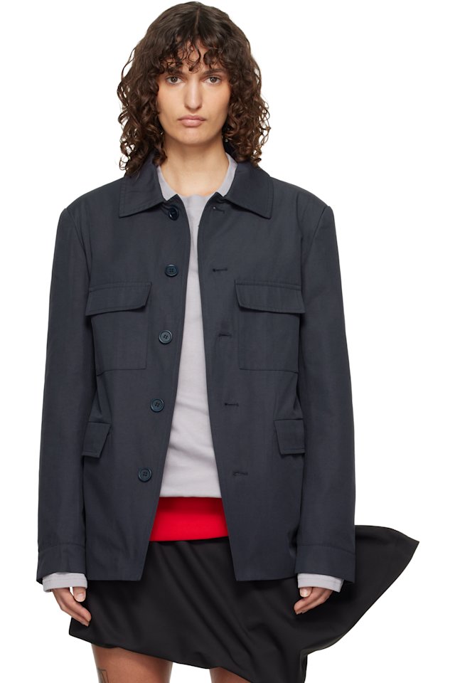 LII — Navy Military Jacket