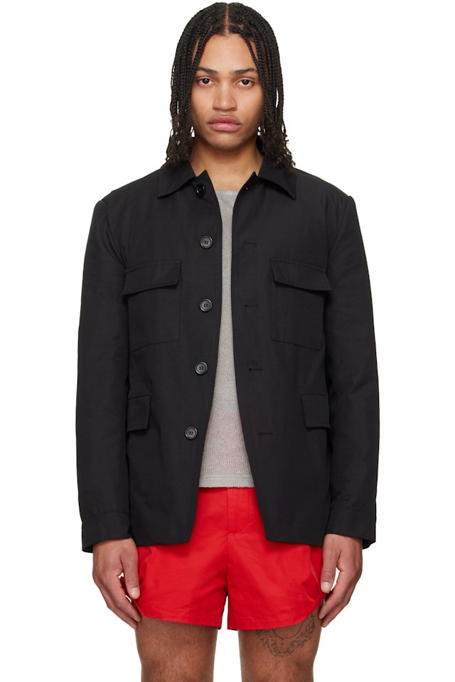 LII — Black Military Jacket