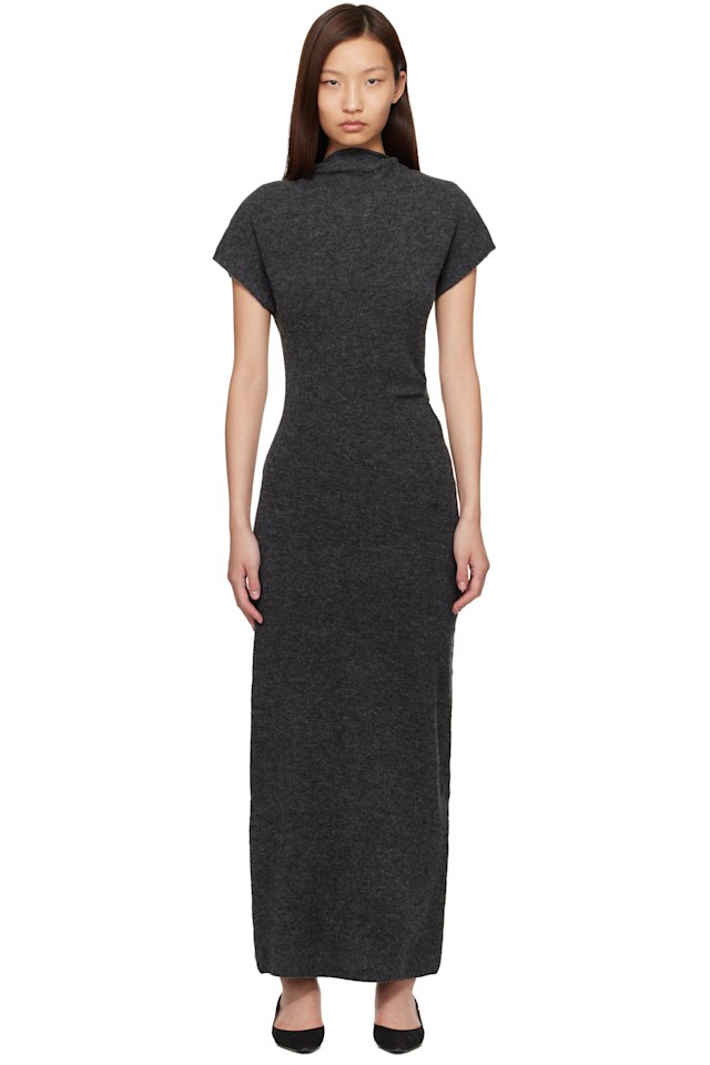 Proenza Schouler — Gray Abie Midi Dress