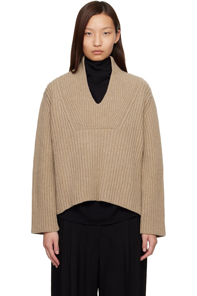 Proenza Schouler — Beige Proenza Schouler White Label Meron Sweater