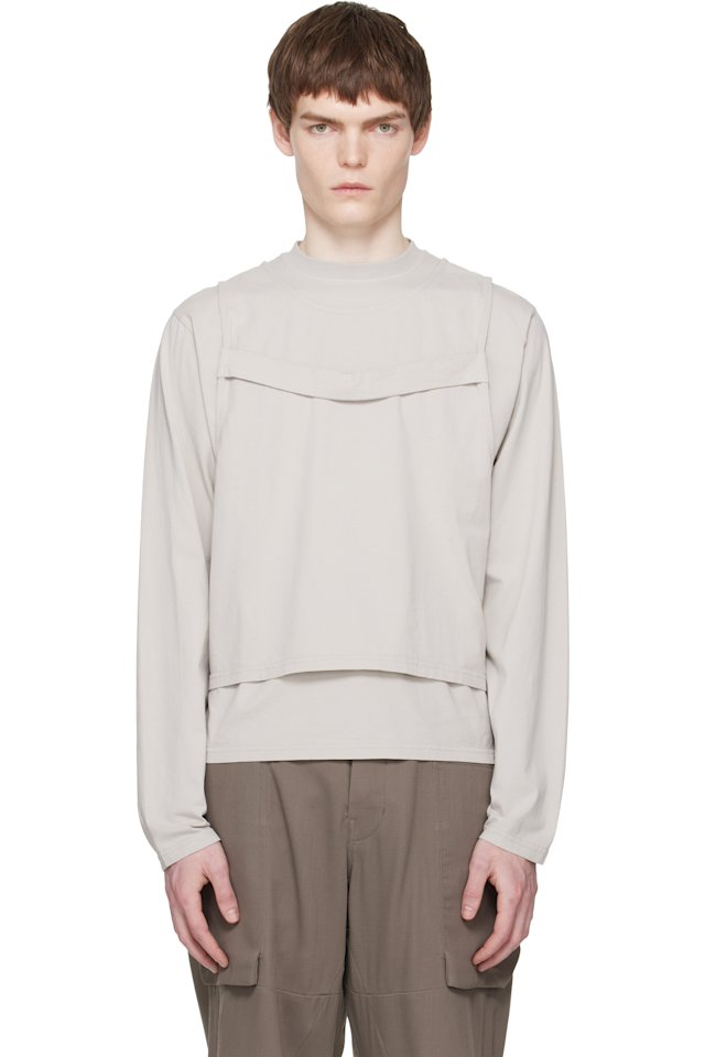 HELIOT EMIL — Gray Rein LS T-shirt