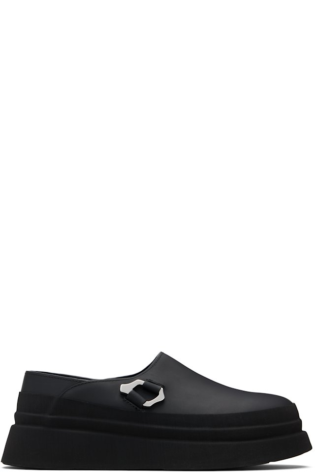 HELIOT EMIL — Black Carabiner Loafers