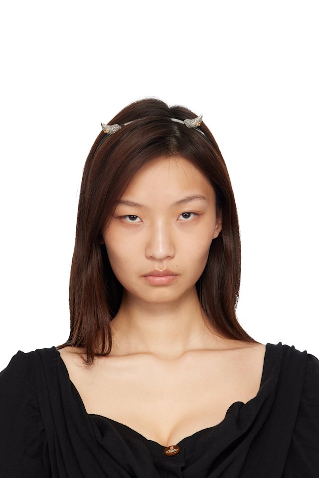 Vivienne Westwood — Silver Vivienne's Horn Alice Headband
