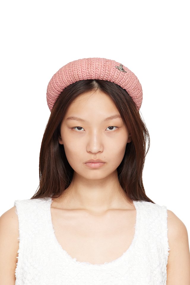 Vivienne Westwood — Pink Raffia Headband