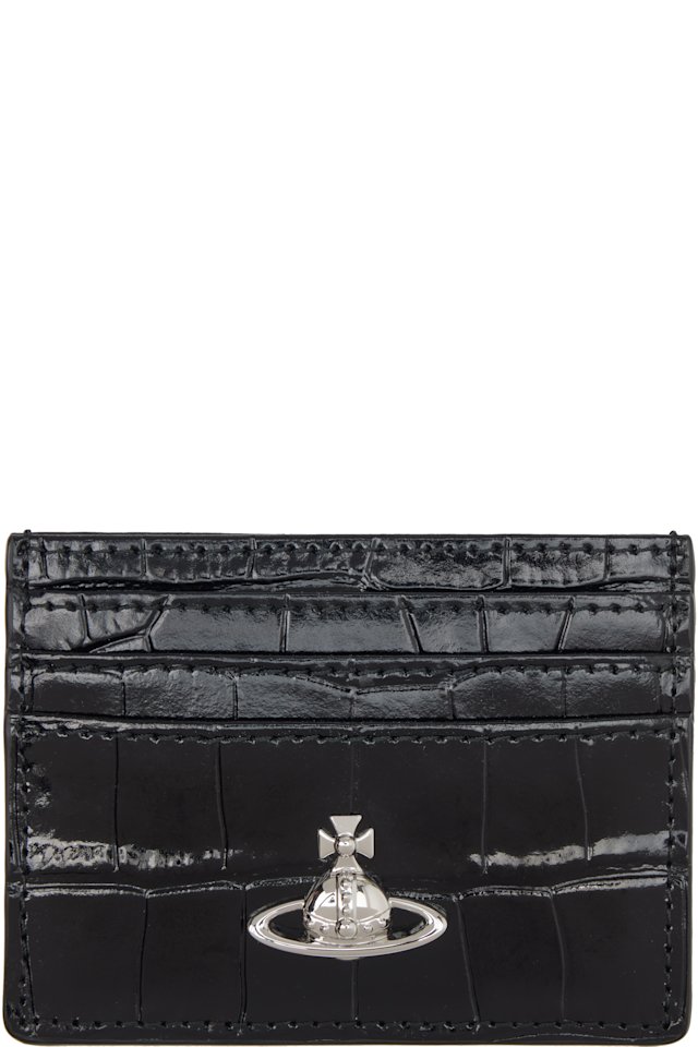 Vivienne Westwood — Black Flat Card Holder