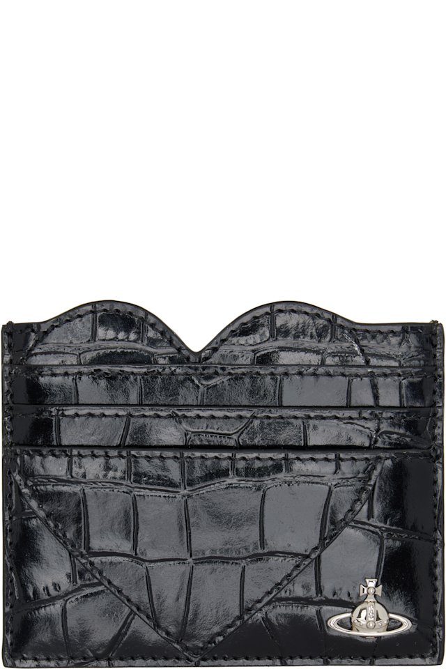 Vivienne Westwood — Black Heart Card Holder