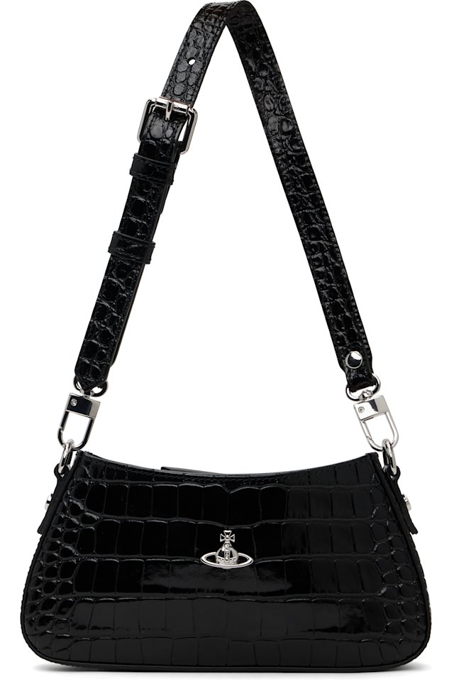 Vivienne Westwood — Black Tasha Shoulder Phone Bag