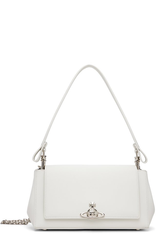 Vivienne Westwood — White Hazel Medium Bag