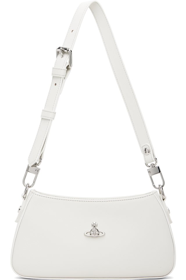 Vivienne Westwood — White Tasha Shoulder Phone Bag
