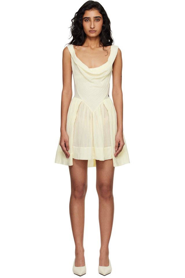 Vivienne Westwood — Yellow Sunday Minidress