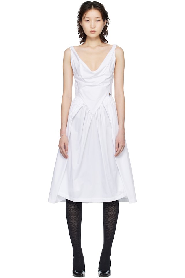 Vivienne Westwood — White Sunday Midi Dress