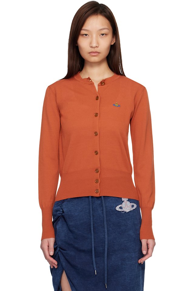 Vivienne Westwood — Orange Bea Cardigan