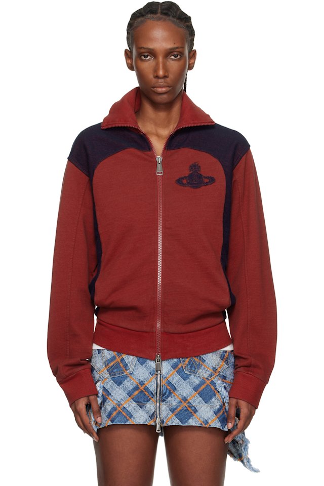 Vivienne Westwood — Red & Navy Alien Track Jacket
