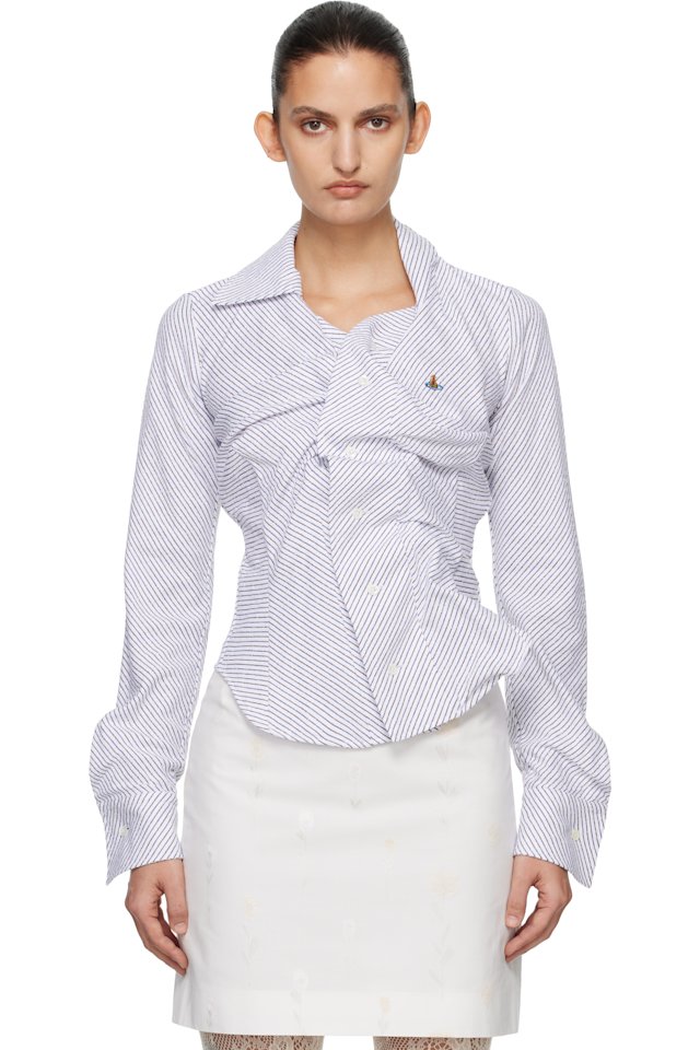 Vivienne Westwood — White Drunken Shirt