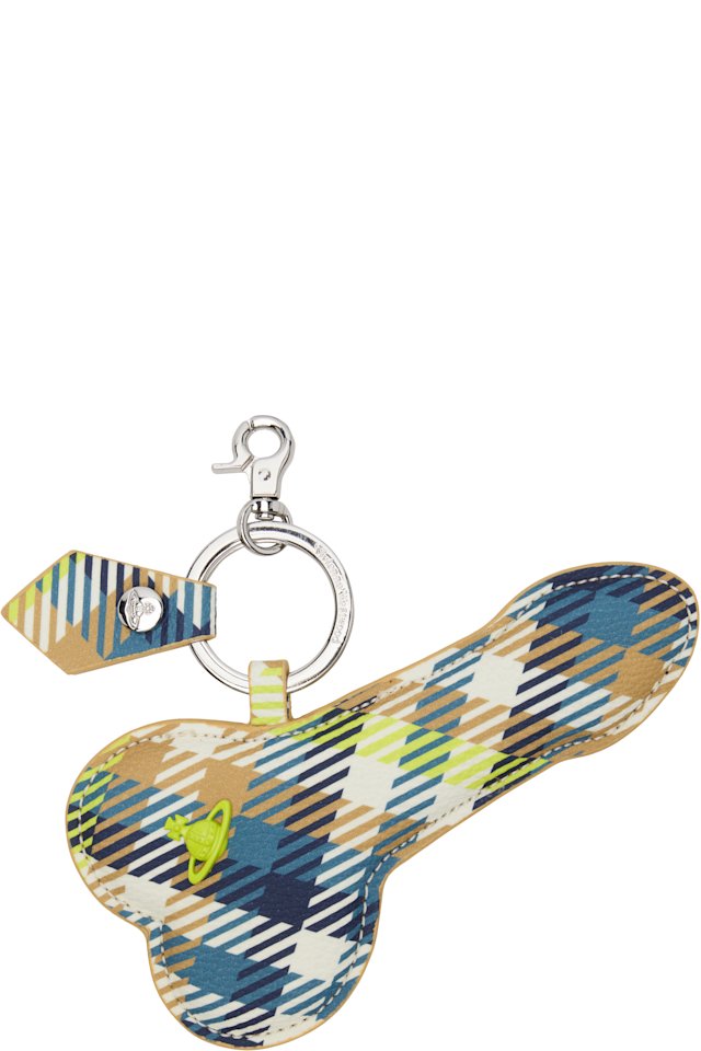 Vivienne Westwood — Multicolor Flat Penis Keychain