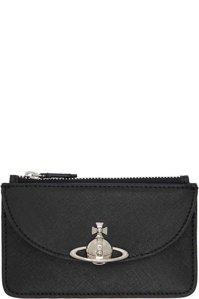 Vivienne Westwood — Black Half Moon Card Holder