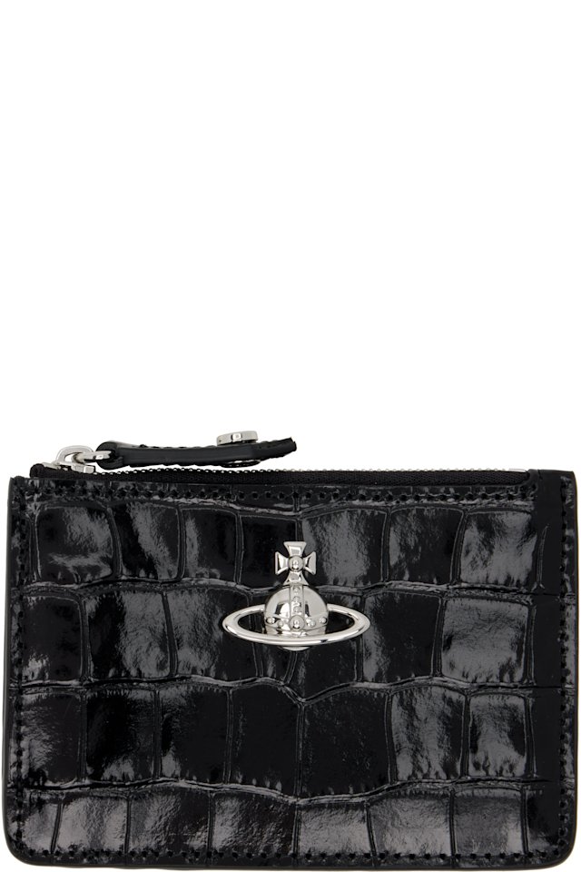 Vivienne Westwood — Black Slim Long Card Holder