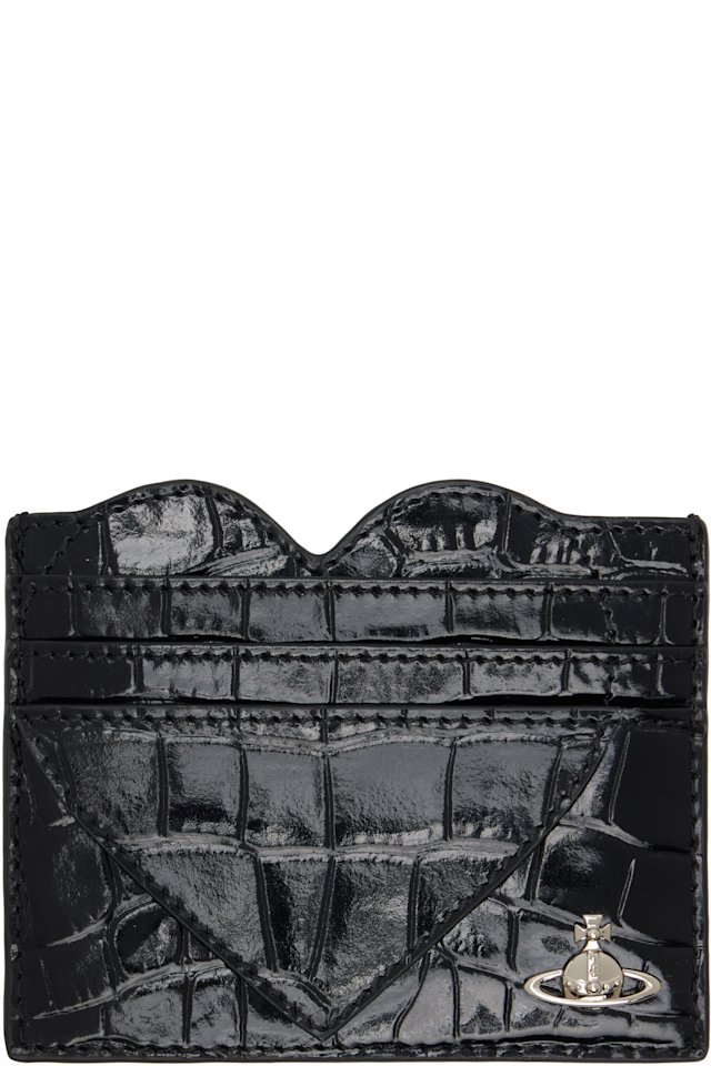 Vivienne Westwood — Black Heart Card Holder