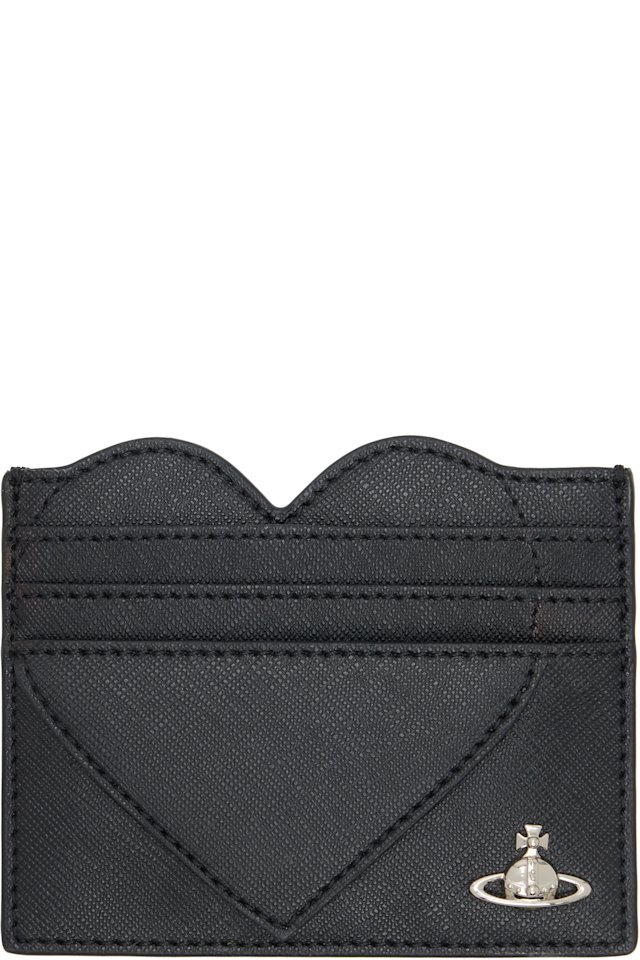 Vivienne Westwood — Black Heart Card Holder
