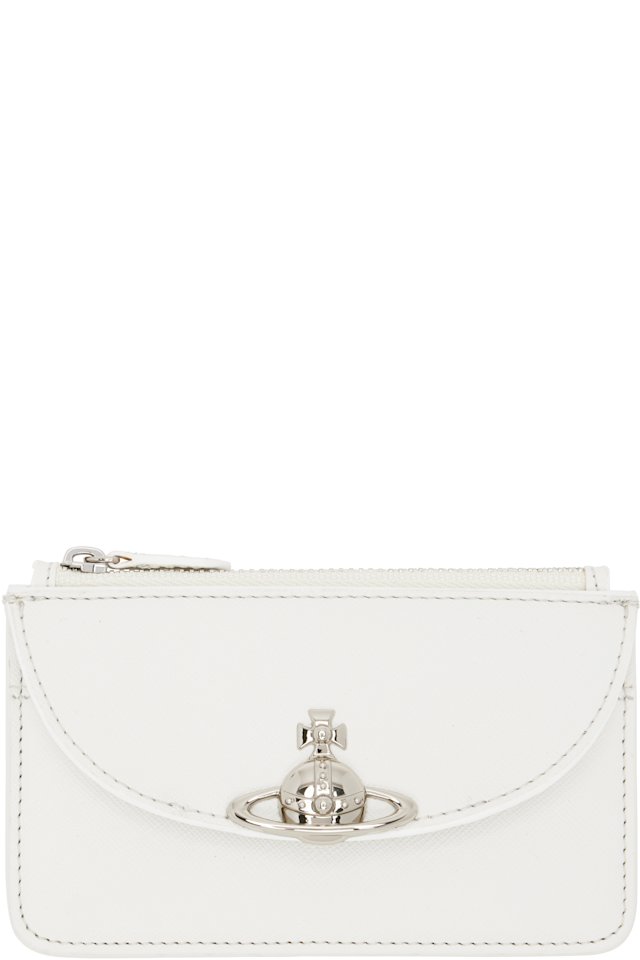 Vivienne Westwood — Off-White Half Moon Card Holder