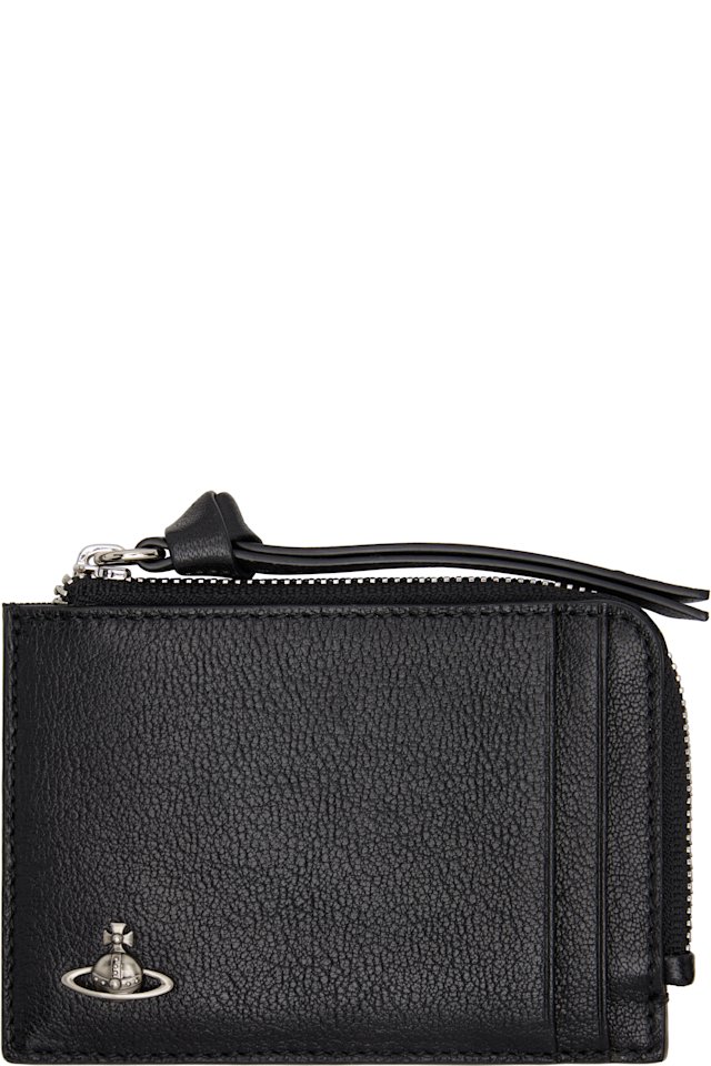 Vivienne Westwood — Black Zip Card Holder