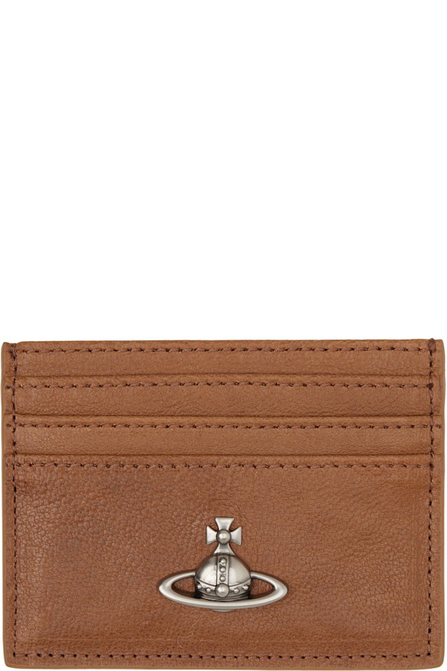 Vivienne Westwood — Brown Flat Card Holder