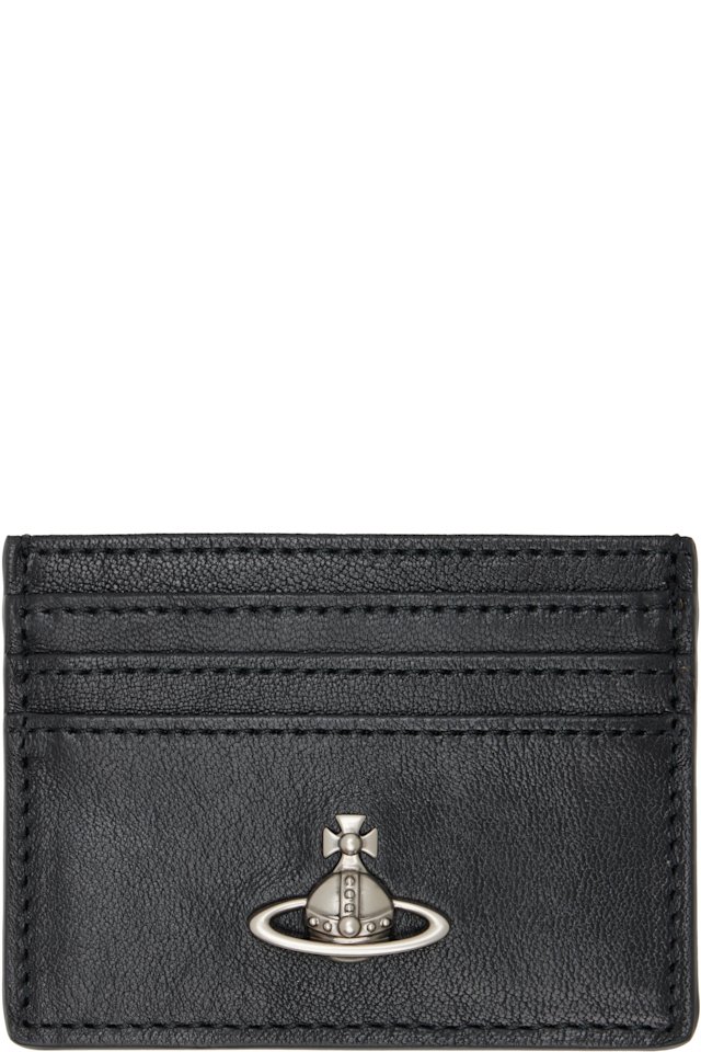 Vivienne Westwood — Black Flat Card Holder