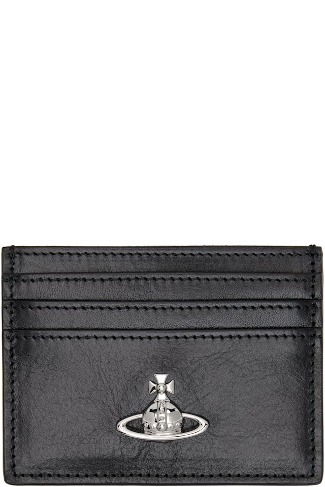 Vivienne Westwood — Black Flat Card Holder