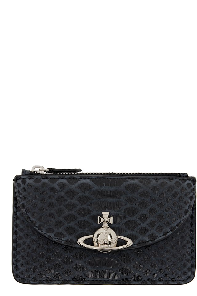 Vivienne Westwood — Gray Half Moon Card Holder