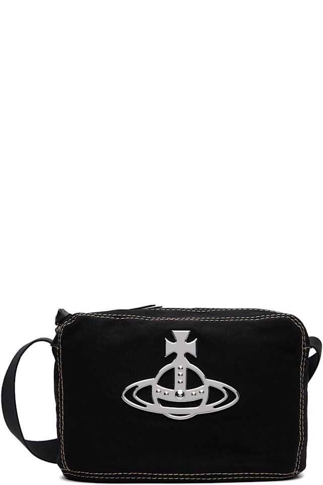 Vivienne Westwood — Black Jude Crossbody Bag