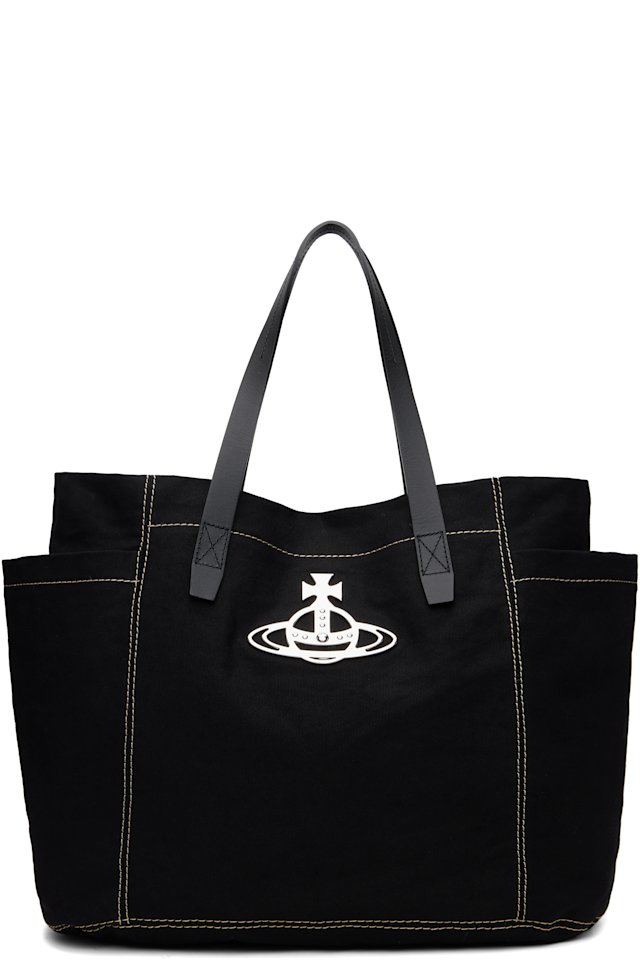 Vivienne Westwood — Black Henry Medium Tote