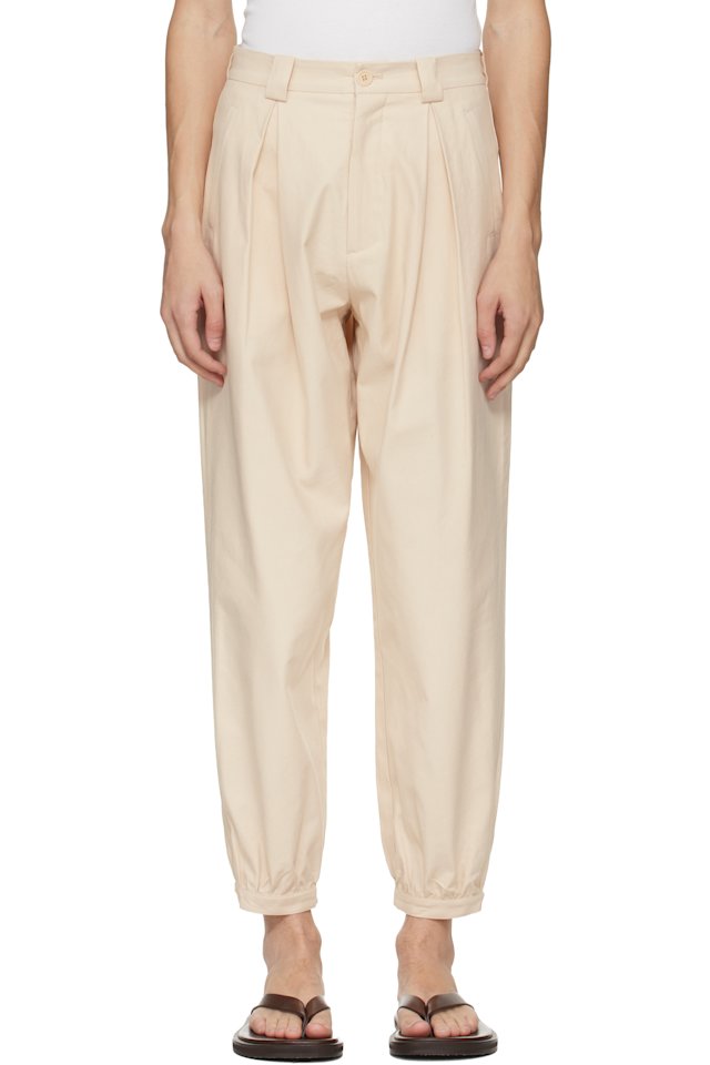 colbo — Off-White Gathering Trousers