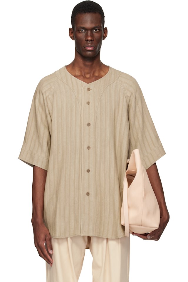 colbo — Beige Baseball Shirt