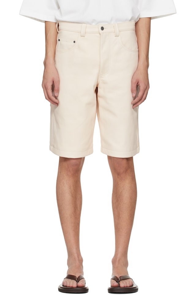 colbo — Off-White Big Pocket Leather Shorts
