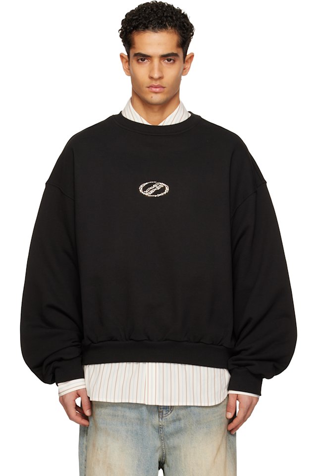 We11done — Black Se11done Sweatshirt