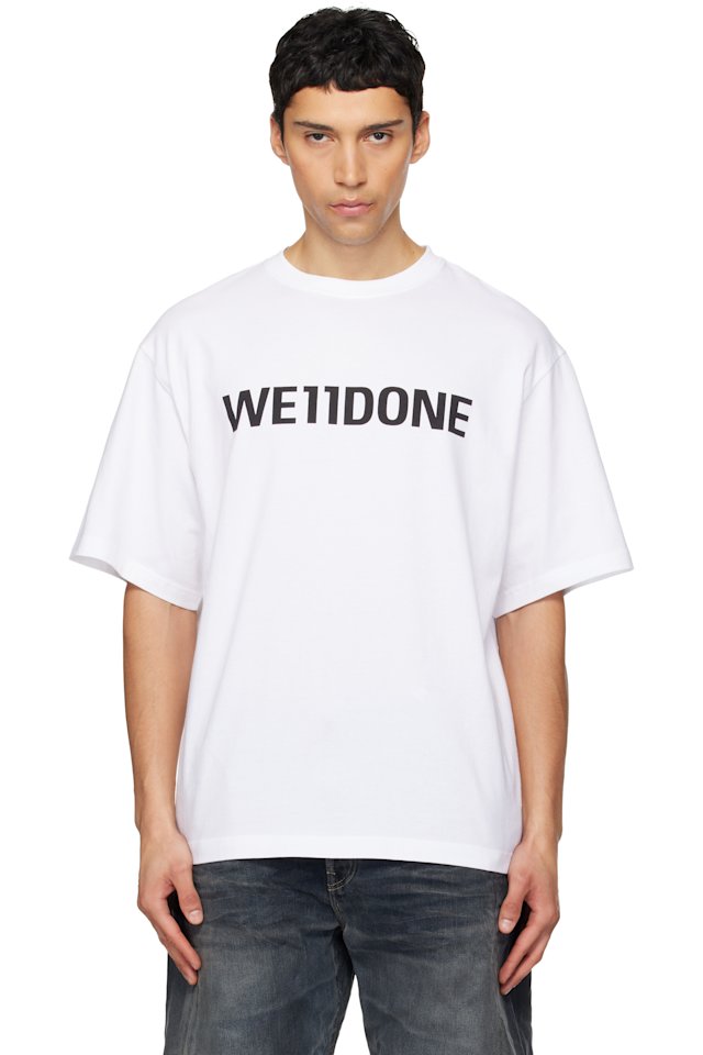 We11done — White 'We11done' T-shirt