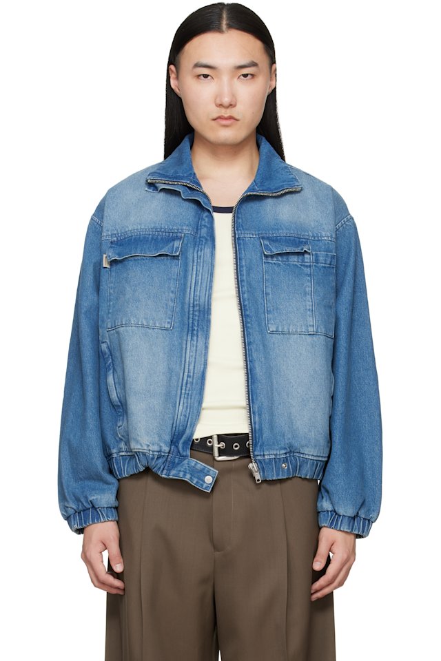 CARRER — Blue Barrau Denim Jacket