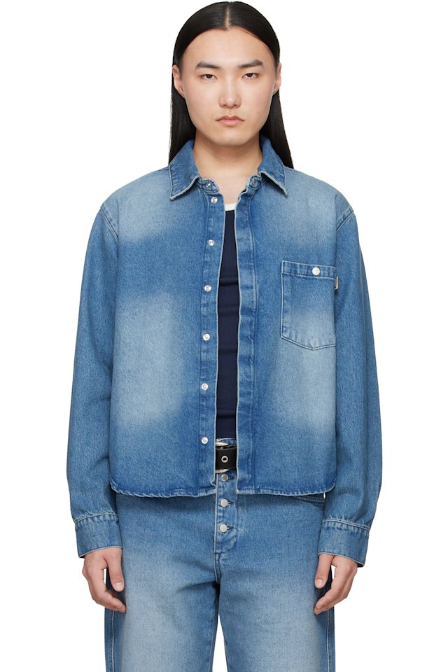 CARRER — Blue Ciel Denim Overshirt